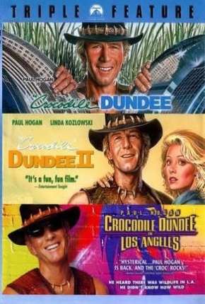 Filme Crocodilo Dundee 1, 2 e 3