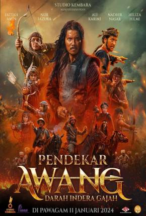 Filme Pendekar Awang - Darah Indera Gajah - Legendado e Dublado